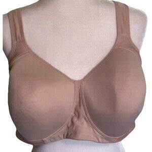 Vanity Fair Women's Beige Wireless Lightly Padded Bra Size 42DD